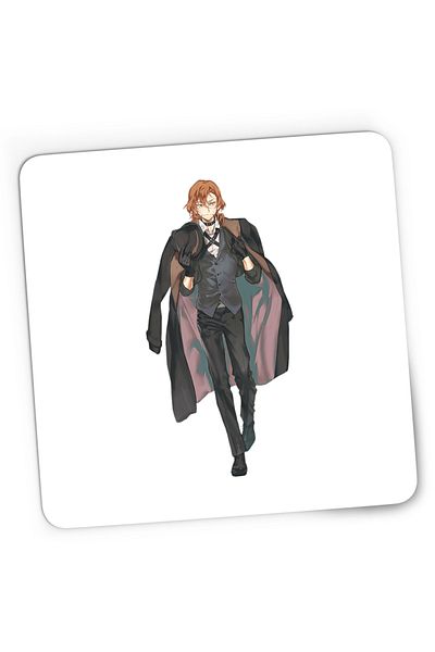 OEM Mousepad Gaming Bungo Stray Dogs Chuuya Nakahara Anime, 21x19 cm