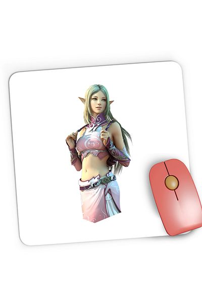 OEM Mousepad Gaming Lineage Elf Level Up, 21x19 cm