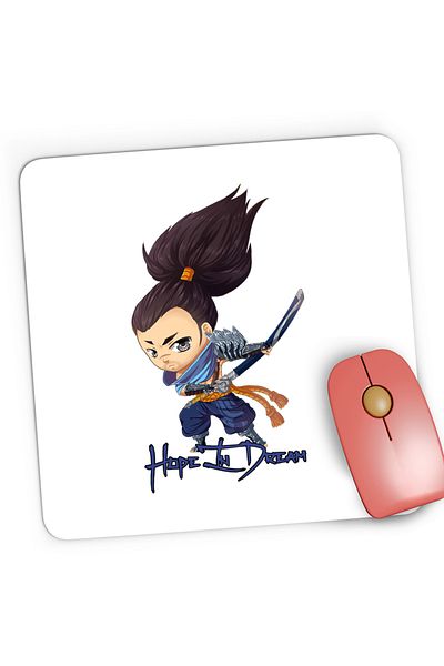 OEM Mousepad Gaming League of Legends Yasuo Unforgiven LoL, 21x19 cm