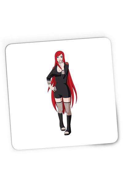 OEM Mousepad Gaming Naruto Uzumaki Kushina Anime Girl Manga, 21x19 cm