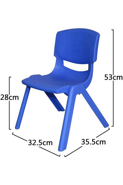 rexa Kids Plastic Chairs Lightweight, Durable & Comfortable Seating