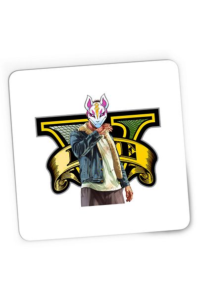 OEM Mousepad Gaming Drift Mask Fortnite GTA Trevor, 21x19 cm