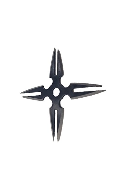 dalimag Stea Ninja Aruncătoare, 4 Vârfuri, Neagră, Diametru 6 cm, Husă de Pro...