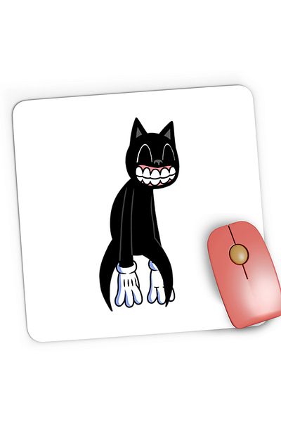 OEM Mousepad Gaming Cartoon Cat Lazy, 21x19 cm