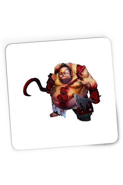 OEM Mousepad Gaming Dota 2 Pudge Macelar Hero Horror Halloween Dota2, 21x19 cm