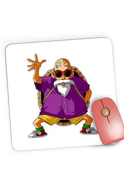 OEM Dragon Ball Z Master Booty Grandpa Trainer Gaming Mousepad, 21x19 cm
