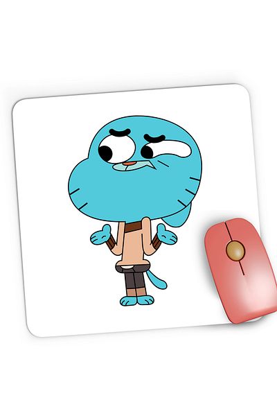 OEM Mousepad Gaming Amazing World of Gumball Desene Animate, 21x19 cm