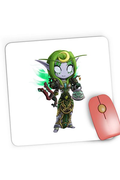 OEM Mousepad Gaming Warcraft Goblin Fanart WoW, 21x19 cm
