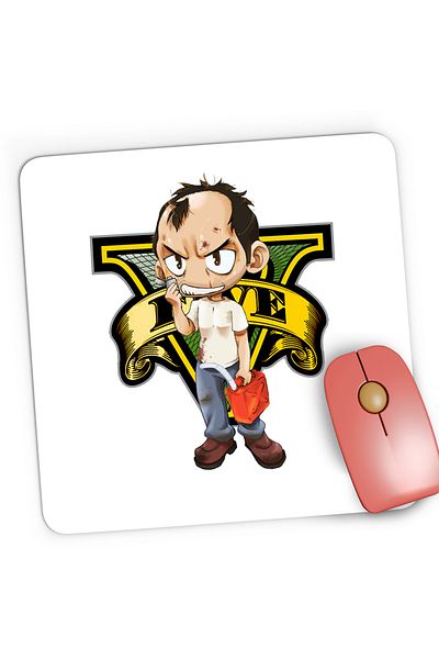 OEM Mousepad Gaming Grand Theft Auto Trevor GTA, 21x19 cm