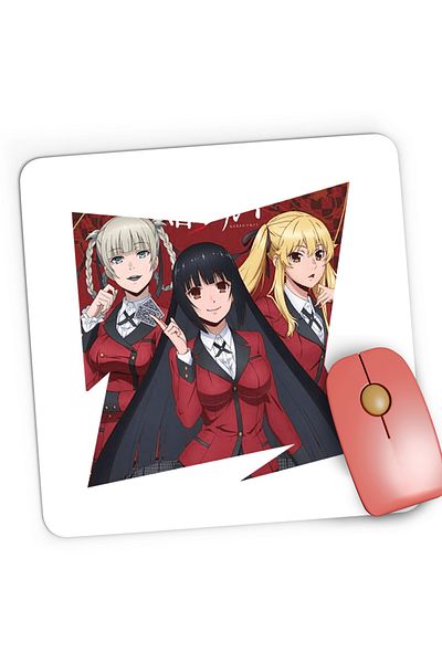 OEM Mousepad Gaming Kakegurui Poker Girls Anime Manga, 21x19 cm