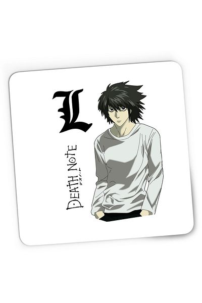 OEM Mousepad Gaming Death Note L Detective Logo Anime Manga Takeshi, 21x19 cm