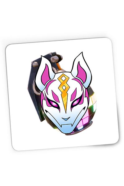 OEM Mousepad Gaming Drift Mask Fortnite Magenta Bomb, 21x19 cm