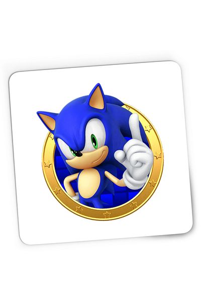 OEM Mousepad Gaming Sonic the Hedgehog Coin Desen Animat, 21x19 cm