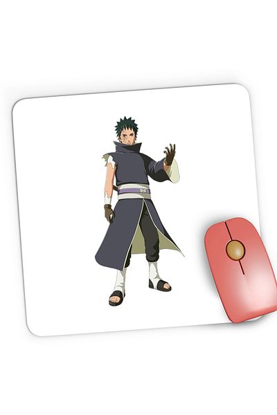 OEM Mousepad Gaming Naruto Obito Uchiha Madara Anime Manga, 21x19 cm