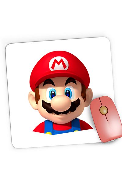 OEM Mousepad Gaming Super Mario Bros Odyssey PS4 Smash, 21x19 cm