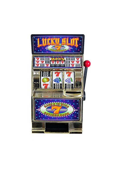 dalimag Funny Money Bank Mini Slot Machine Casino Gambling Game with Coins