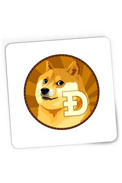 OEM Mousepad Gaming Dogecoin Crypto, 21x19 cm