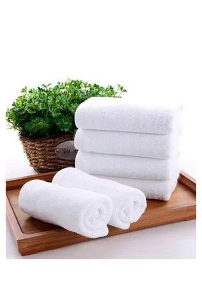 Formeya 4 Pcs Hotel Towels White 50X85 cm 200 Grams Bukle - Armür Hand Face Towel