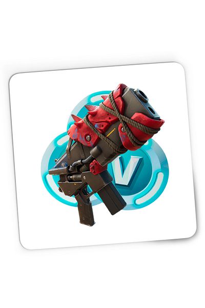 OEM Mousepad Gaming Primal SMG V-Bucks Fortnite, 21x19 cm