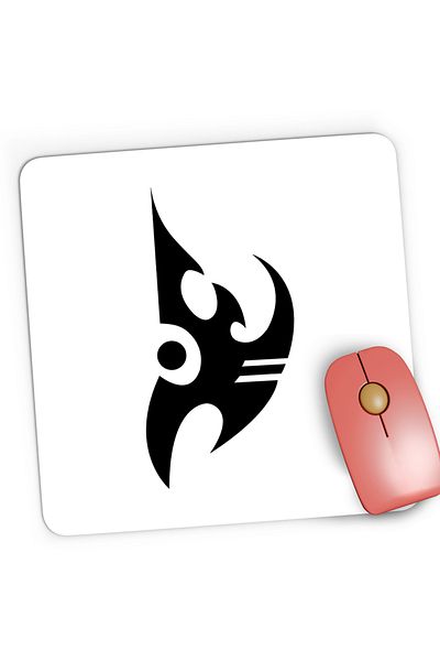 OEM Mousepad Gaming StarCraft 2 Protoss Logo Simbol Game, 21x19 cm