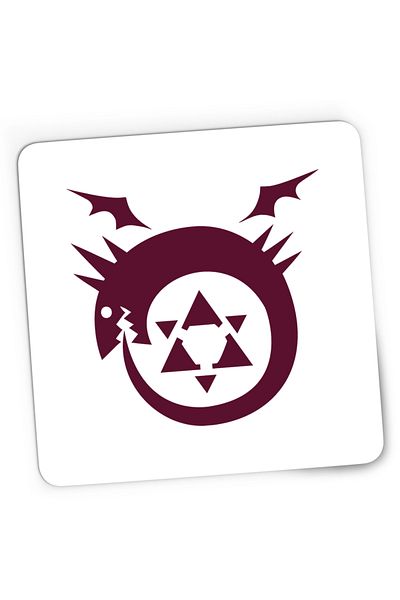 OEM Mousepad Gaming Fullmetal Alchemist Ouroboros Life Death Dragon, 21x19 cm