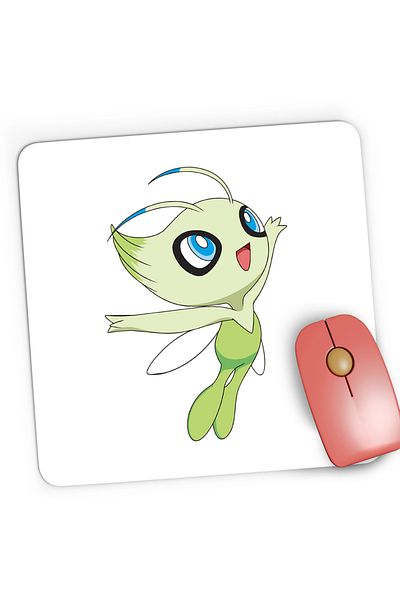 OEM Mousepad Gaming Pokemon Crystal Anime Plus Card, 21x19 cm