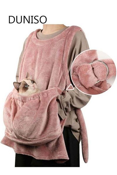 fun zone DUNISO Adjustable Cat Holding Apron Vest Type Pet Carrier
