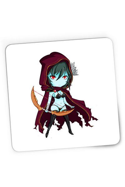 OEM Mousepad Gaming Dota 2 Traxex Ranged Agility Hero Dota2, 21x19 cm