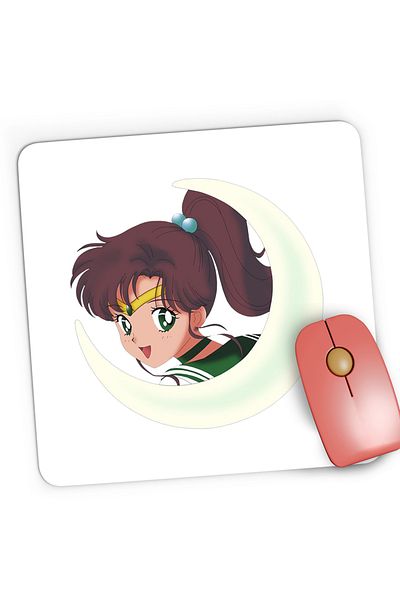 OEM Mousepad Gaming Sailor Moon Jupiter Desene Animate, 21x19 cm