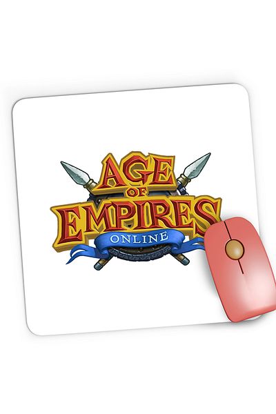 OEM Mousepad Gaming Age of Empires Logo The Rise of Rome, 21x19 cm