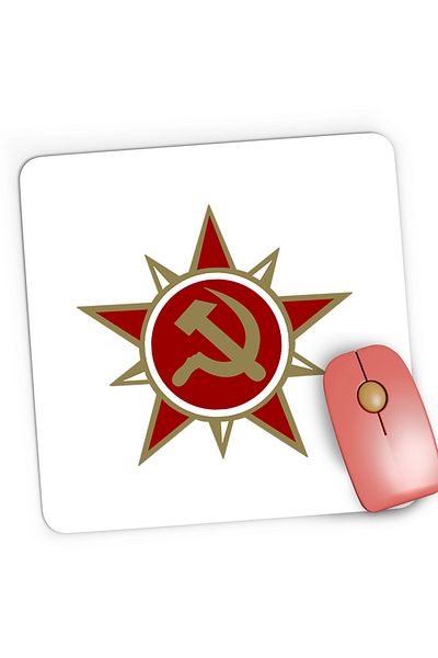 OEM Gaming Mousepad Red Alert 2 Soviet Army Communist Party, 21x19 cm