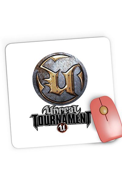 OEM Mousepad Gaming Quake Unreal Tournament Insigne Logo Emblem PS4, 21x19 cm