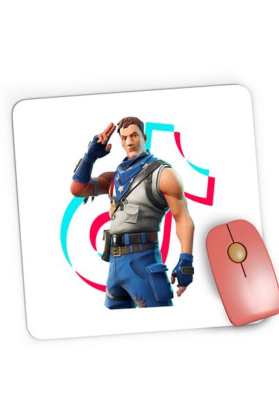 OEM Mousepad Gaming Fortnite Battle Royale Tik Tok, 21x19 cm