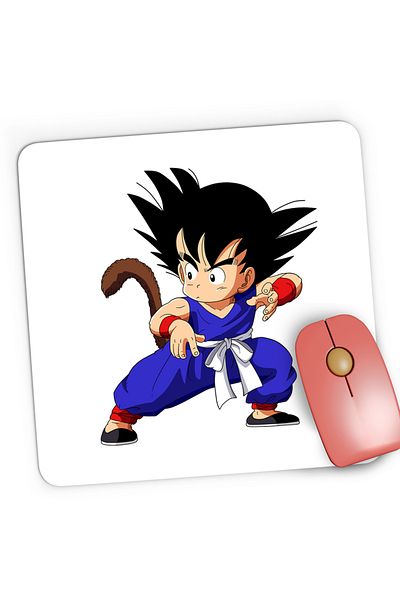 OEM Gaming Mousepad Cartoon Dragon Ball Z Son Goku Child, 21x19 cm