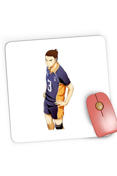OEM Mousepad Gaming Haikyuu Daichi Sawamura Voleibalist Anime, 21x19 cm