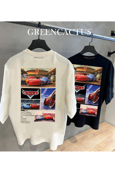 donamod McQueen sally baskılı tshirt sevgili çift kombını