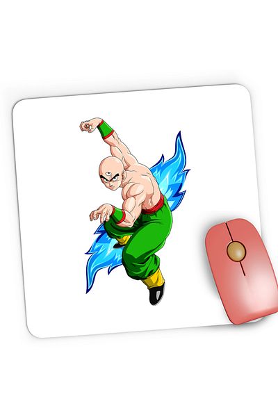 OEM Mousepad Gaming Dragon Ball Z Tien Shinhan Ninja Shaolin, 21x19 cm