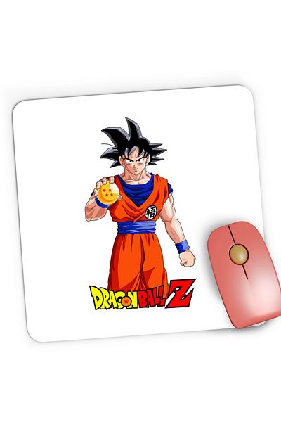 OEM Mousepad Gaming Dragon Ball Z Son Goku Karate Shotokan, 21x19 cm