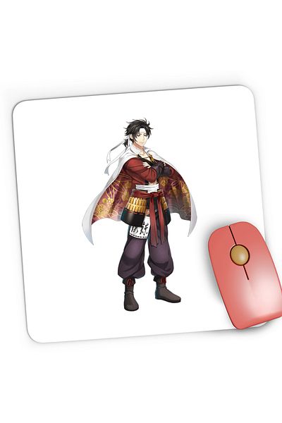 OEM Mousepad Gaming Bungo to Alchemist Musashi Plus Stray Dogs, 21x19 cm