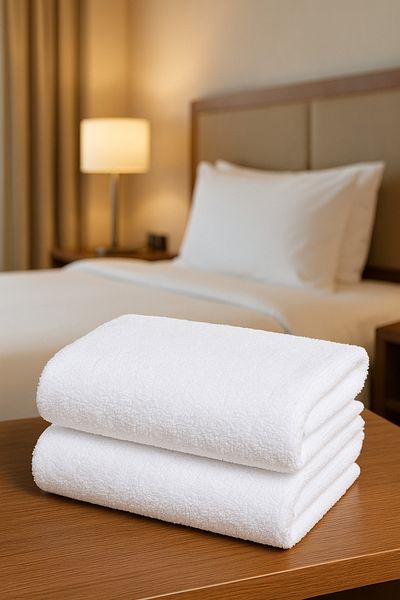 Formeya 2 Pieces Hotel Towel White 50X85 cm 200 Grams Bukle - Armür Hand Face Towel