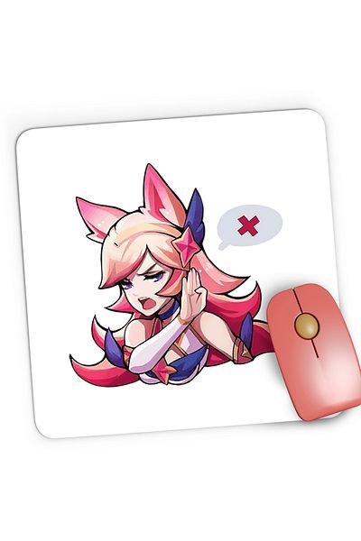 OEM Mousepad Gaming League of Legends Ahri Instagram Creator, 21x19 cm