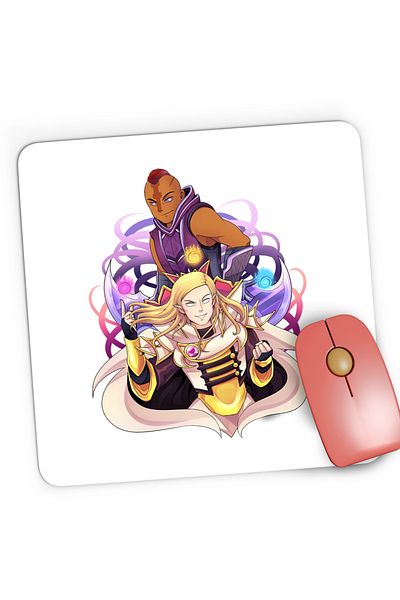 OEM Mousepad Gaming Dota 2 Anti Mage Valve Artwork Cartoon, 21x19 cm