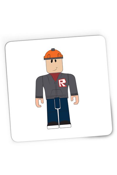 OEM Mousepad Gaming Roblox Builder Man Worker, 21x19 cm