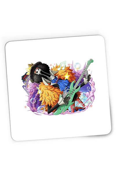 OEM Mousepad Gaming One Piece Brook Soul King Anime Manga, 21x19 cm
