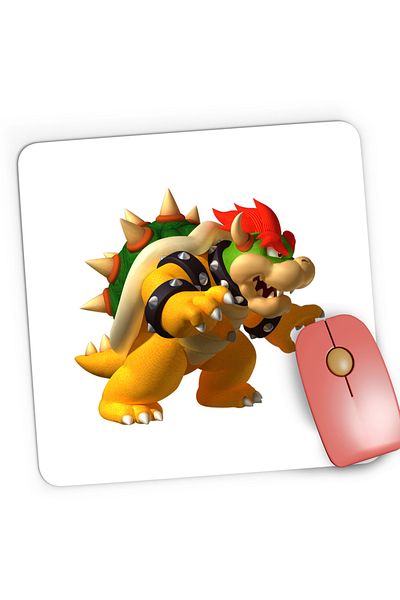 OEM Mousepad Gaming Super Mario Bros Testos Malefic 3D, 21x19 cm