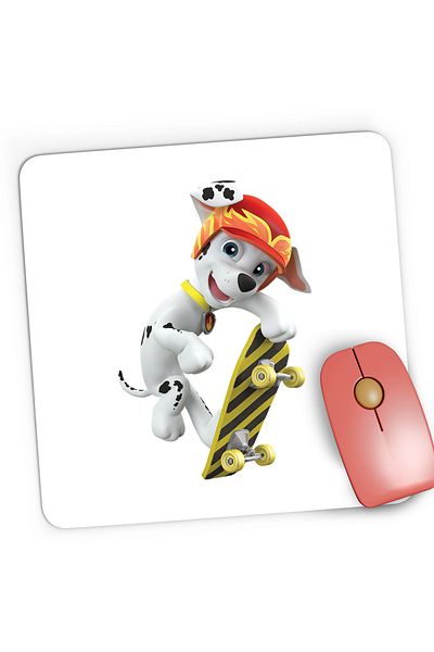 OEM Mousepad Gaming Paw Patrol Marshal Skateboard Dalmatian, 21x19 cm