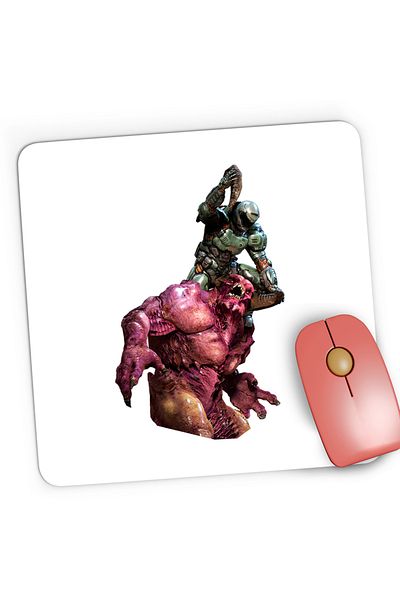 OEM Mousepad Gaming Quake Doom Master Chief Claw Dota Go, 21x19 cm