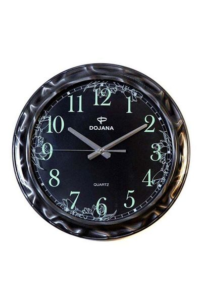 dojana Round Analog Wall Clock Black/White/Gold 400x35x400mm
