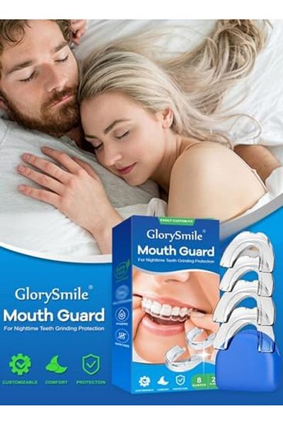 GlorySmile Glory Smile Moldable Mouth Guard for Nighttime, Comfortable Teeth Grinding Protection