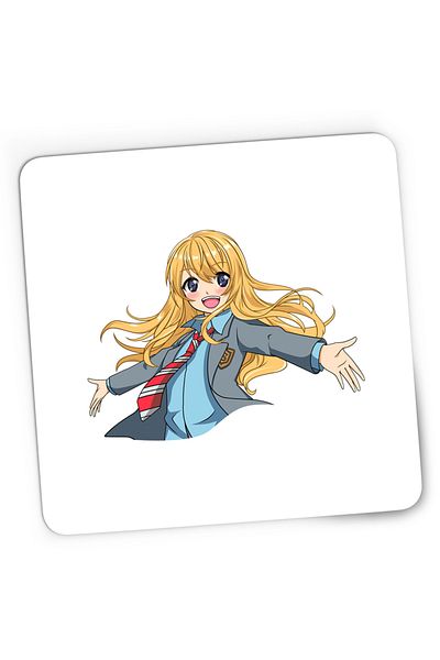 OEM Mousepad Gaming Your Lie in April Kaori Anime Manga, 21x19 cm
